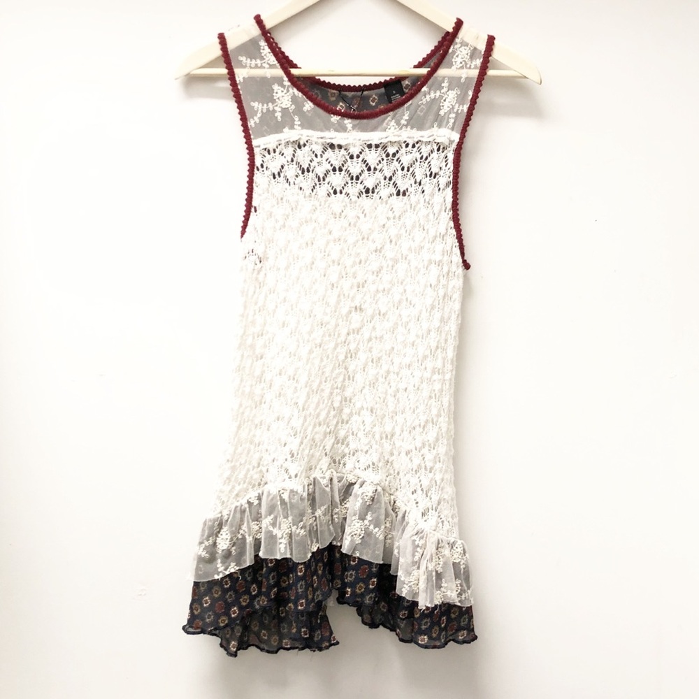Buckle BKE Boutique Boho Tank Size Small